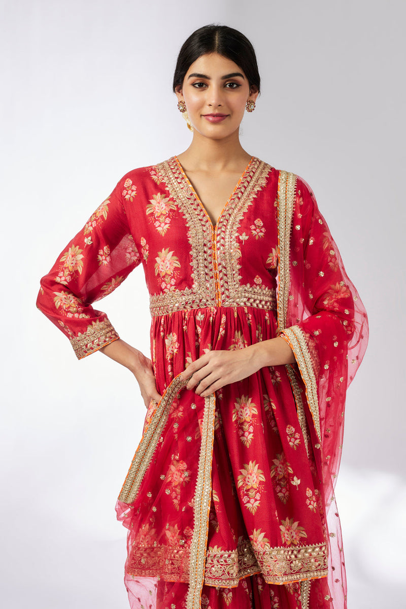 Samiksha Peplum Sharara Set