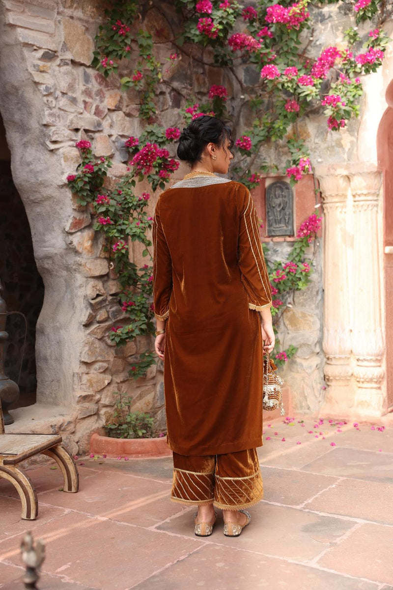 Honey Gold Kurta Set