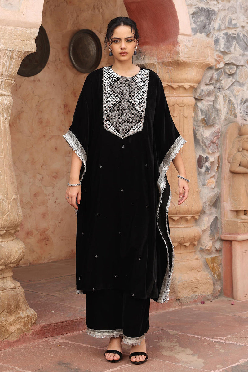 Black Kaftan Set