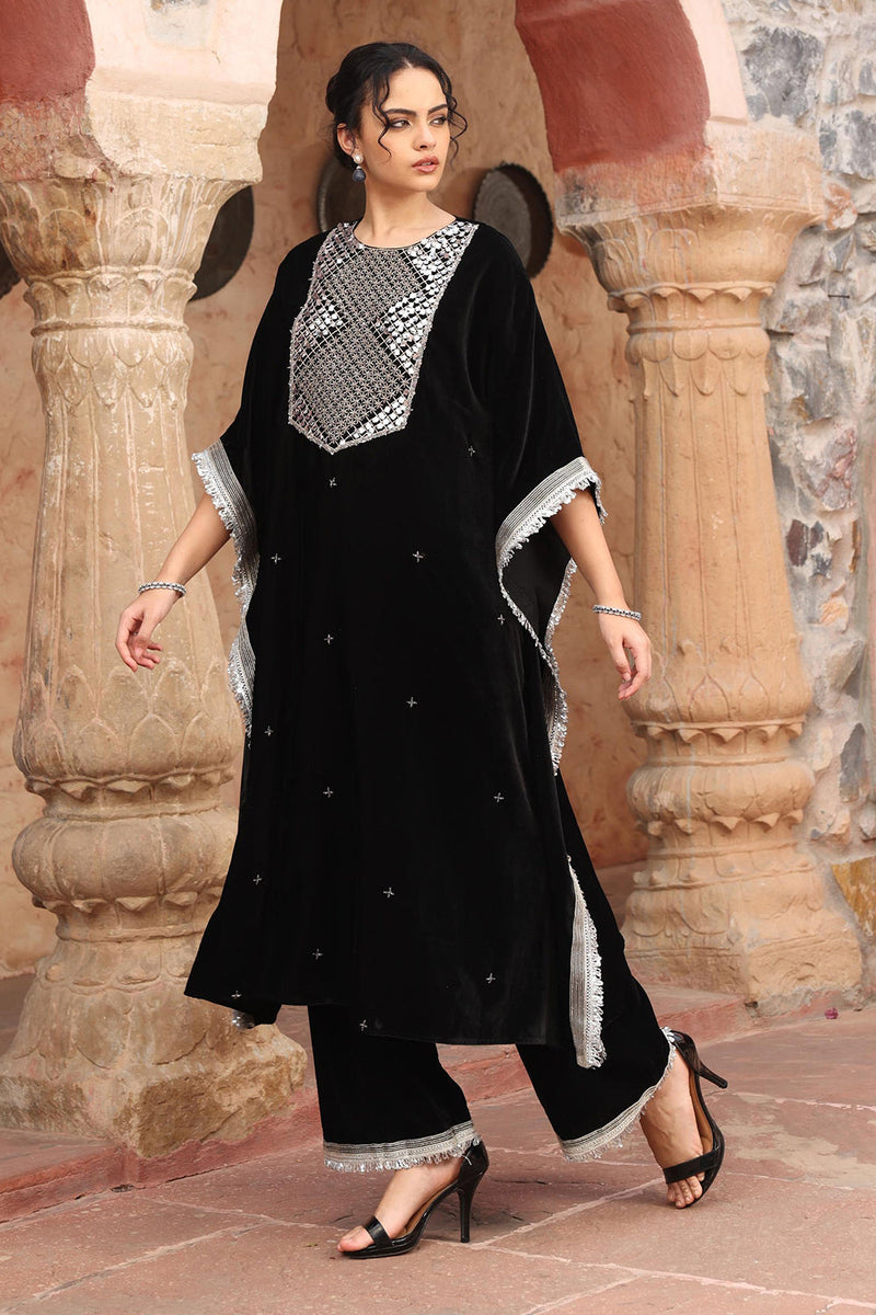 Black Kaftan Set