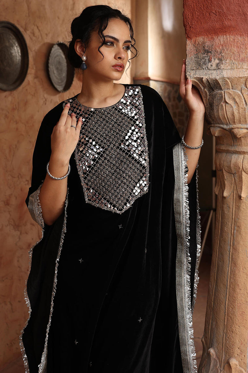 Black Kaftan Set