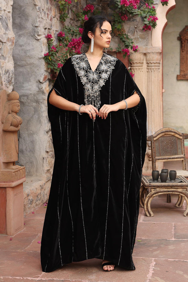 Black Kaftan Set