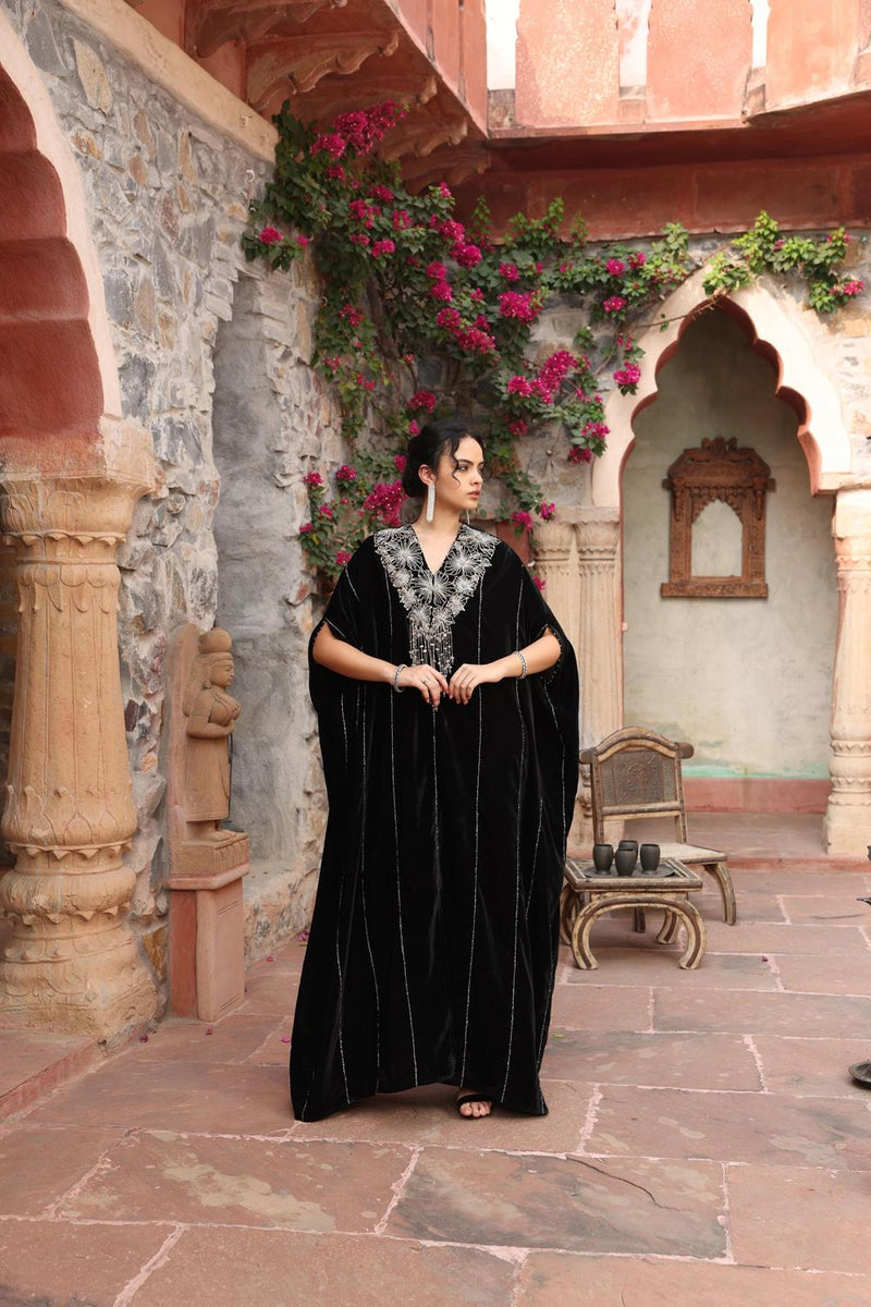 Black Kaftan Set