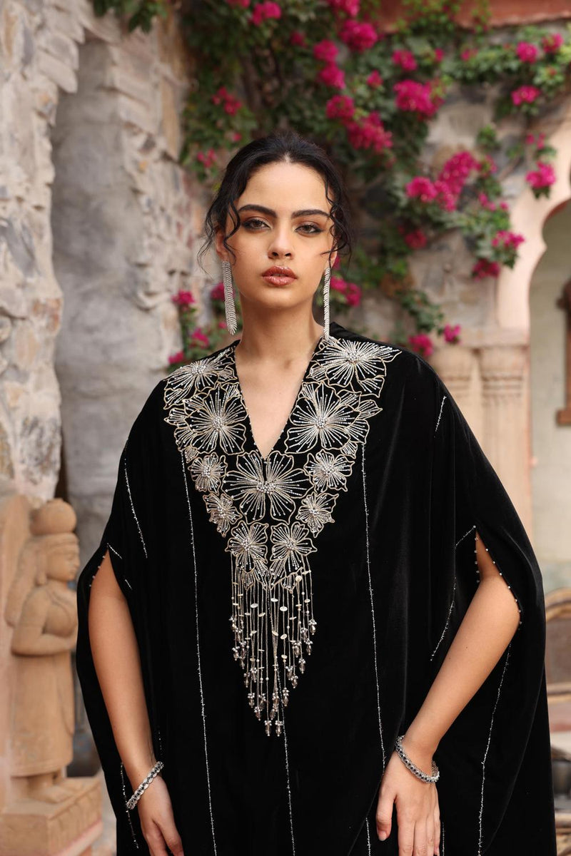 Black Kaftan Set