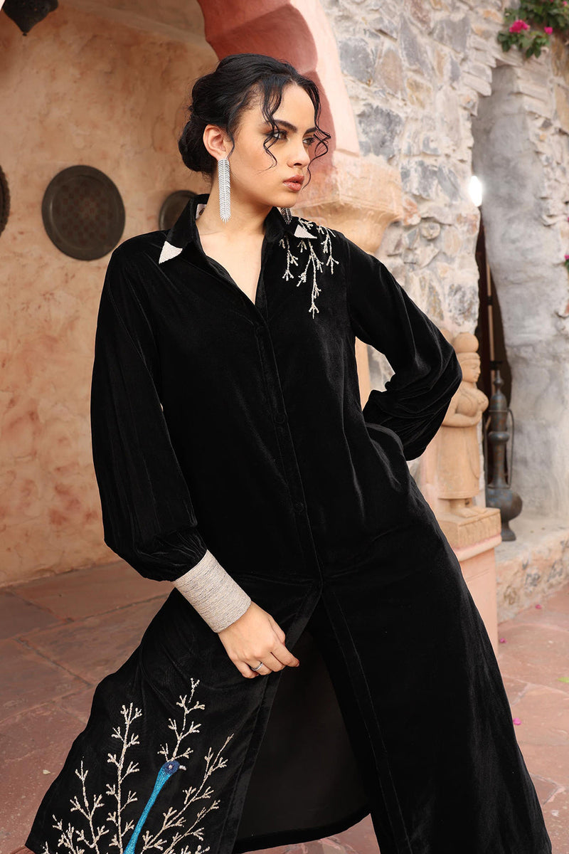 Black Kurta Set