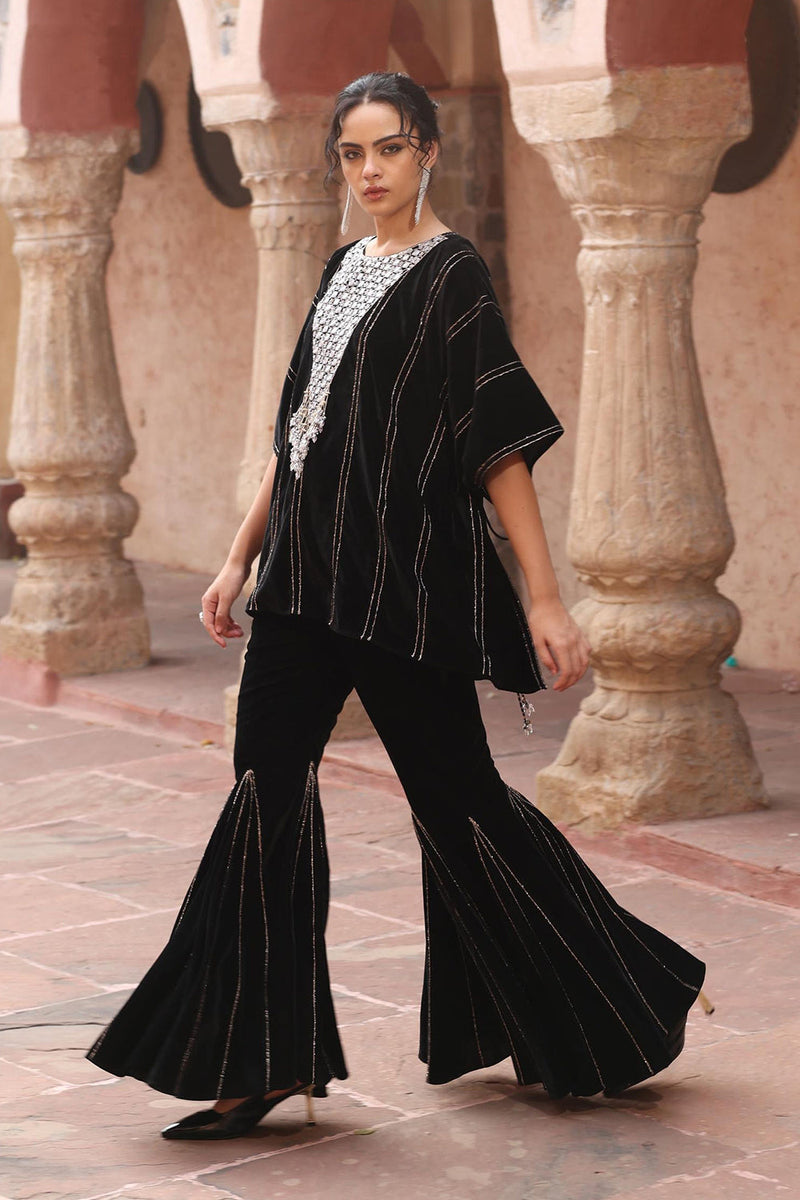 Black Kaftan Set