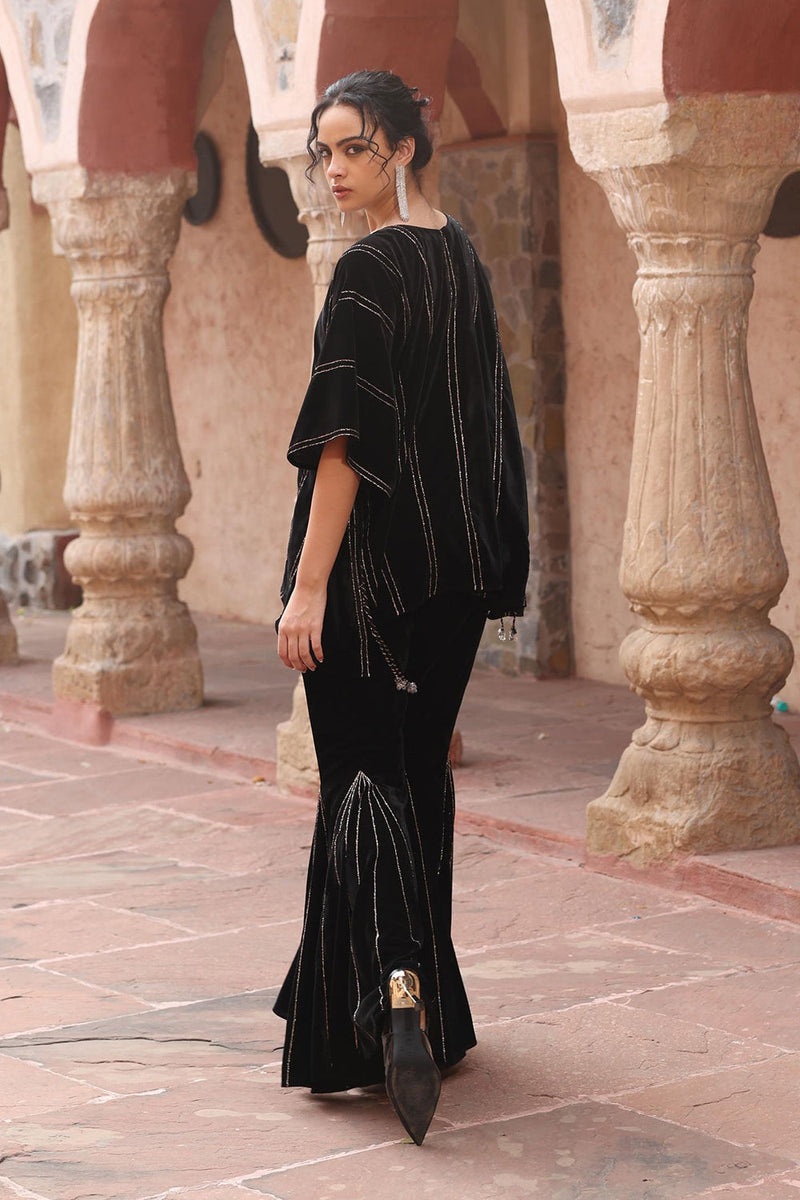 Black Kaftan Set