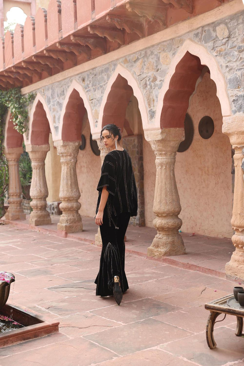 Black Kaftan Set