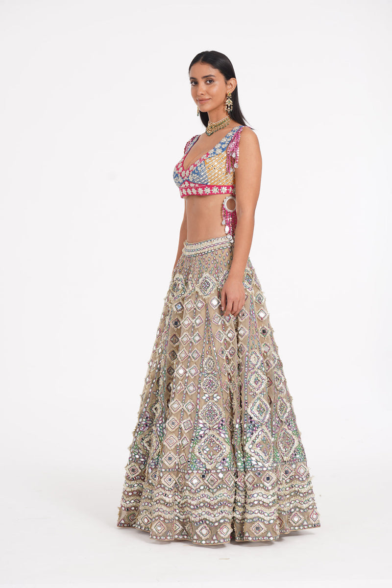 Blanc Vivid Lehenga Set