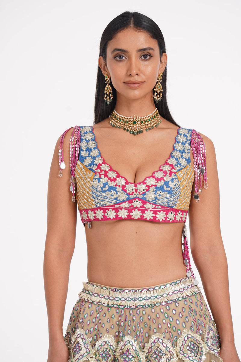 Blanc Vivid Lehenga Set