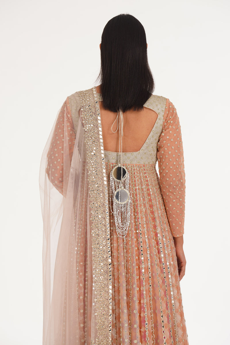 Marshmallow Hues Anarkali Set