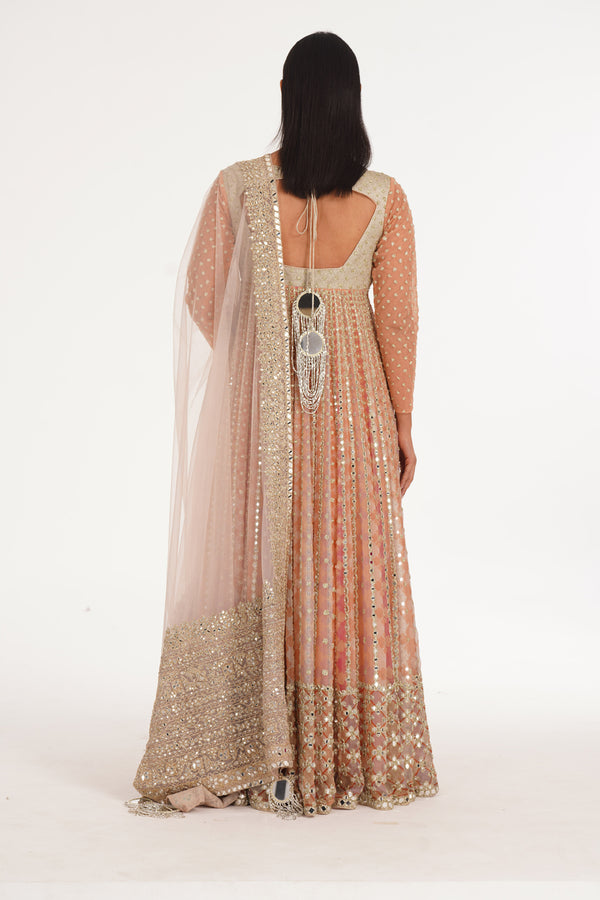 Marshmallow Hues Anarkali Set