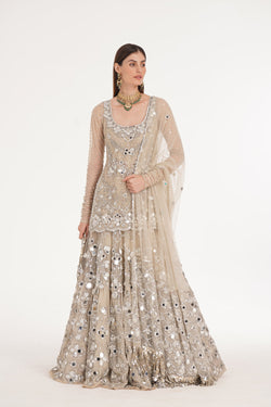 Sara Ali Khan Shoji White Lehenga Set