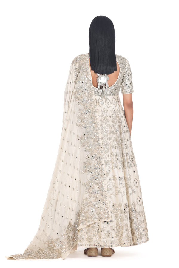 Pearl Ivory Anarkali