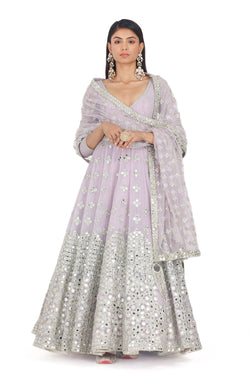 Lilac Anarkali