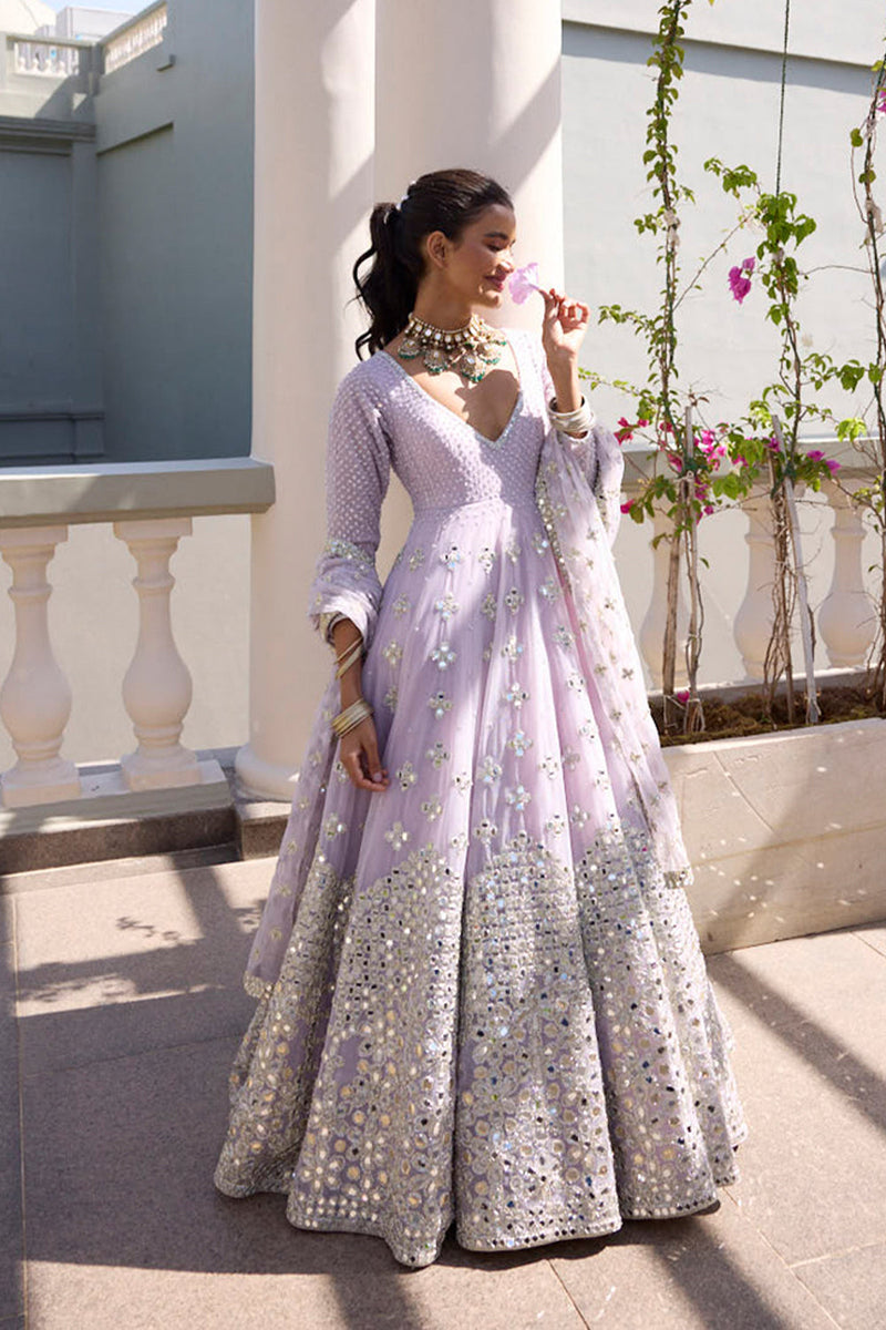 Lilac Anarkali