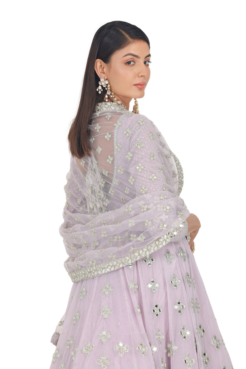 Lilac Anarkali