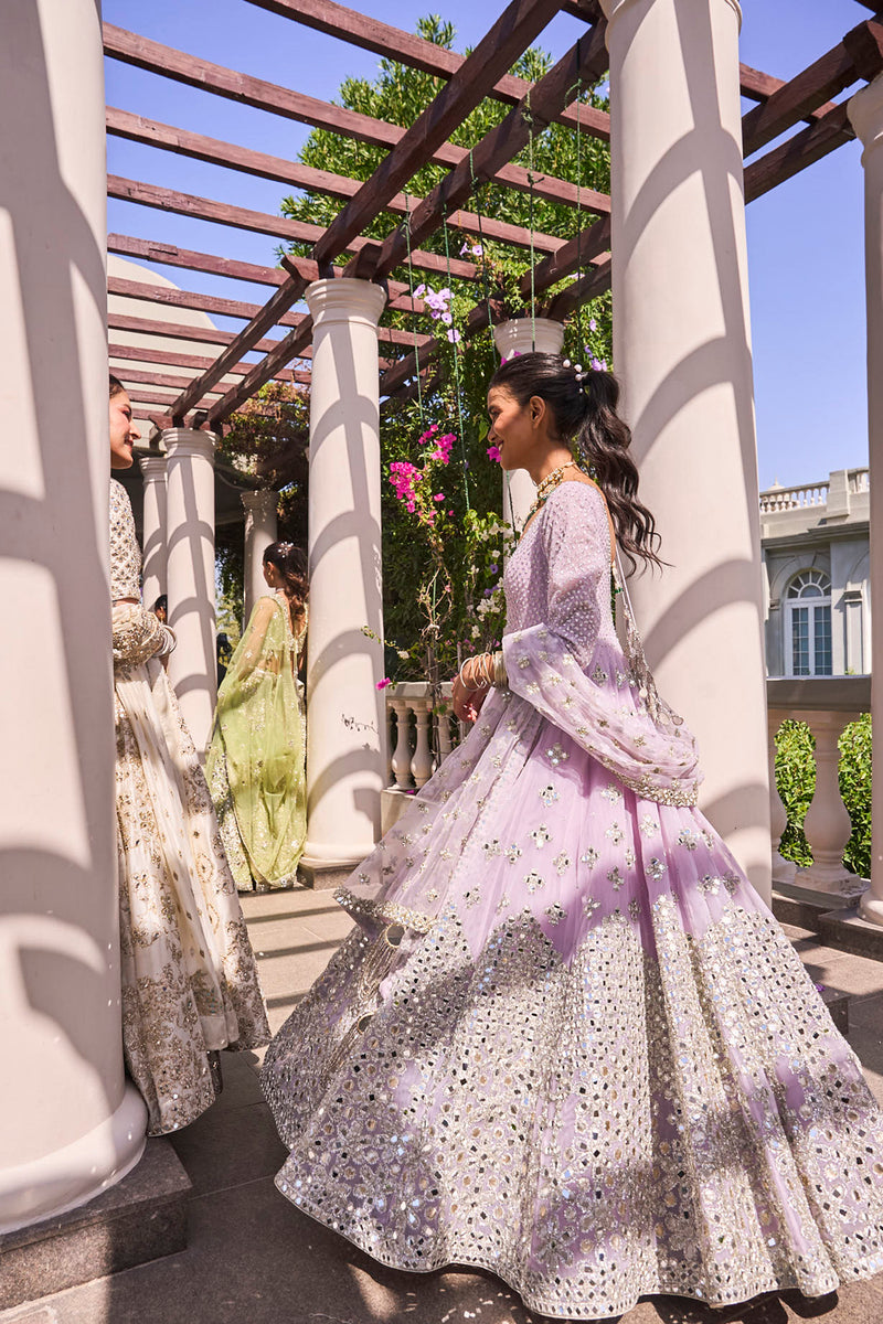 Lilac Anarkali