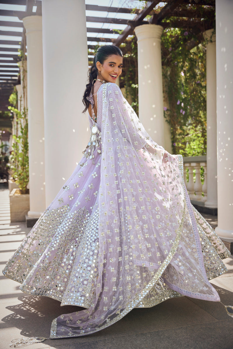 Lilac Anarkali