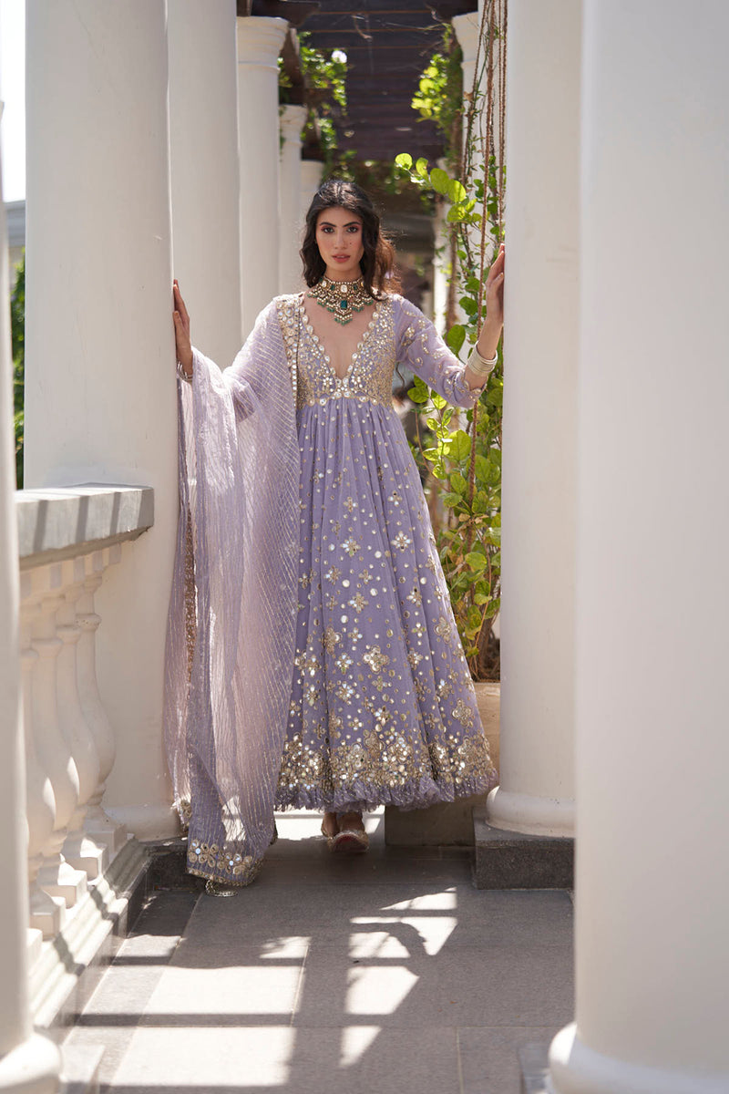 Martini Lilac Anarkali