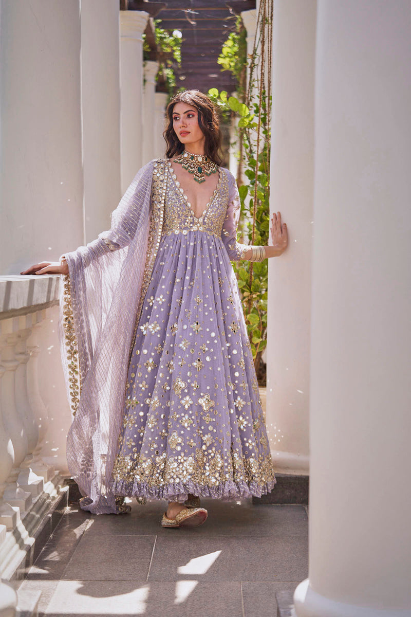 Martini Lilac Anarkali