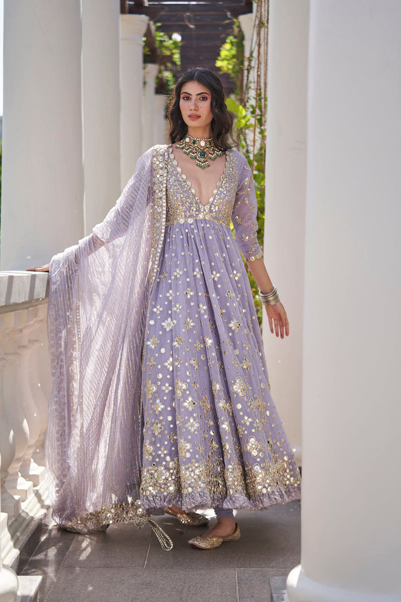 Martini Lilac Anarkali