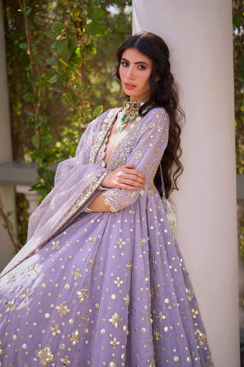 Martini Lilac Anarkali