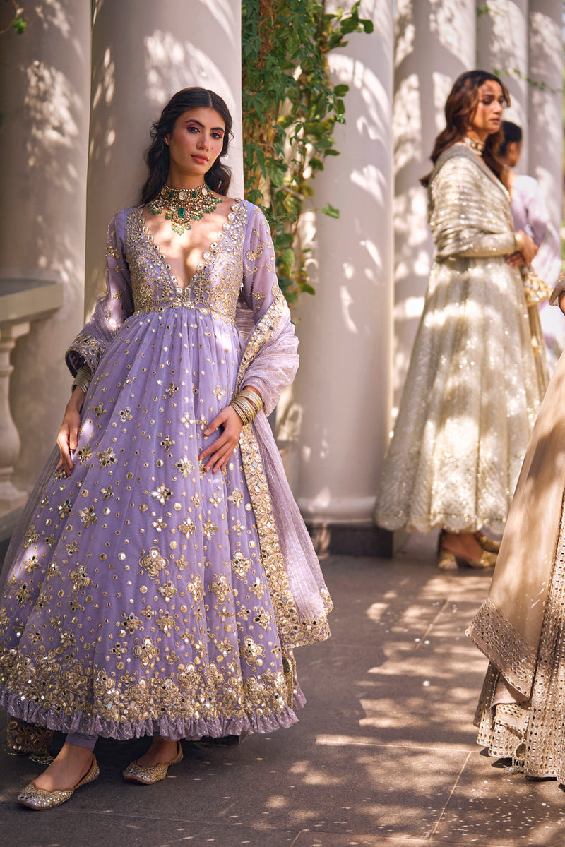 Martini Lilac Anarkali