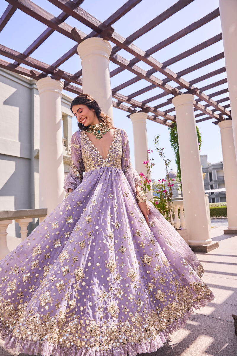 Martini Lilac Anarkali