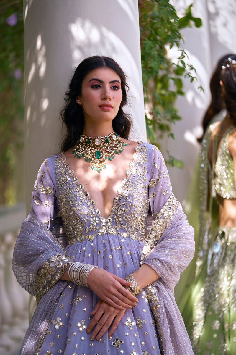 Martini Lilac Anarkali