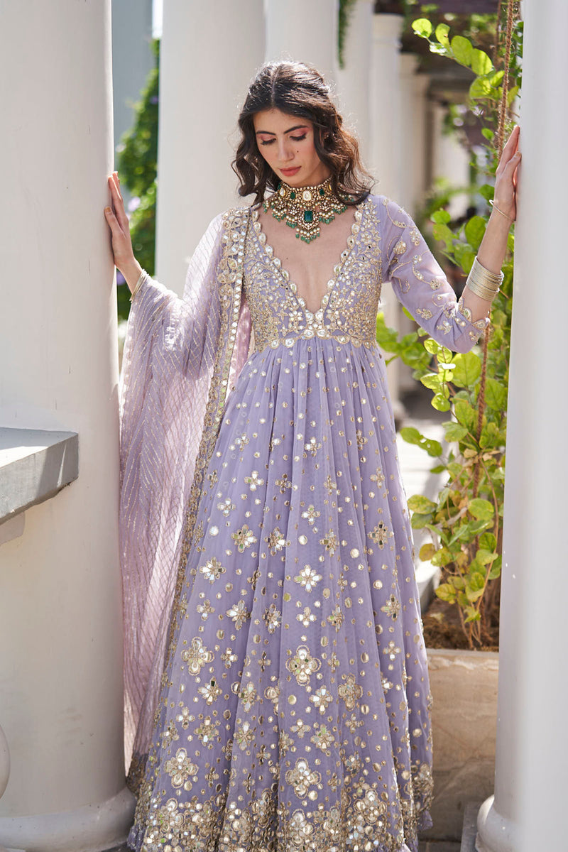 Martini Lilac Anarkali