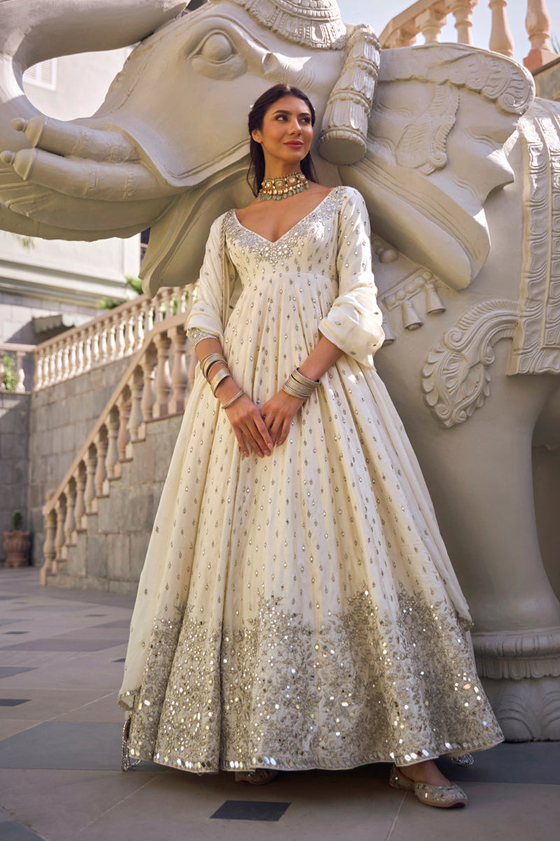 Ivory Anarkali