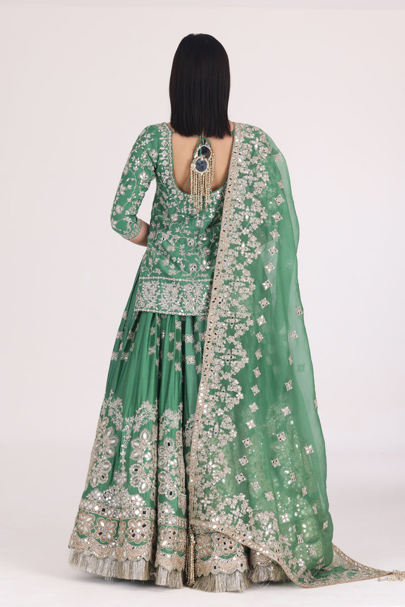 Emerald Choli Lehenga Set