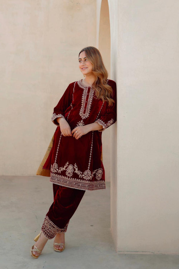 Asiyah - Short Kurta With Salwar