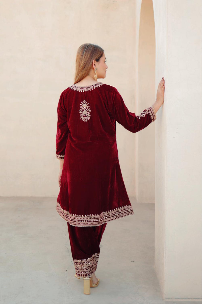 Asiyah - Short Kurta With Salwar