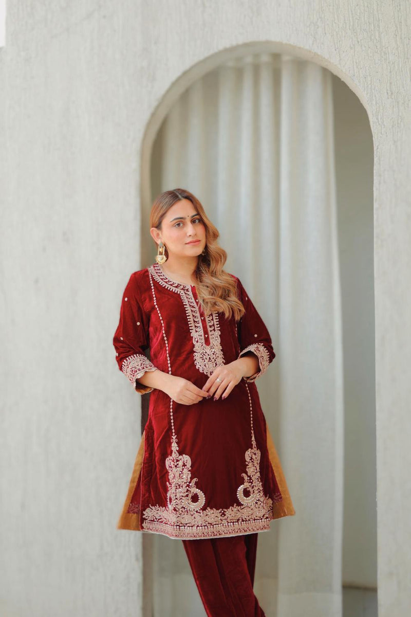 Ayat - Short Kurta With Salwar