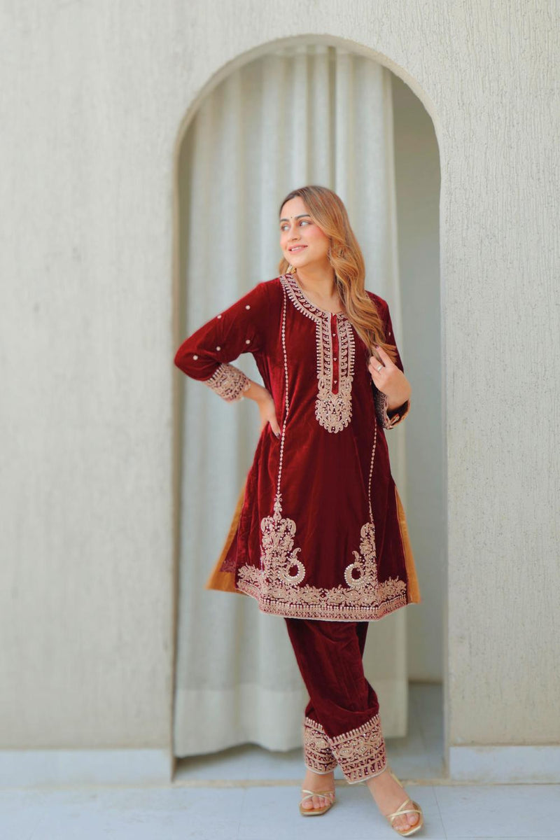 Ayat - Short Kurta With Salwar