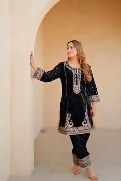 Ayat - Short Kurta With Salwar