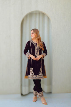 Ayat - Short Kurta With Salwar