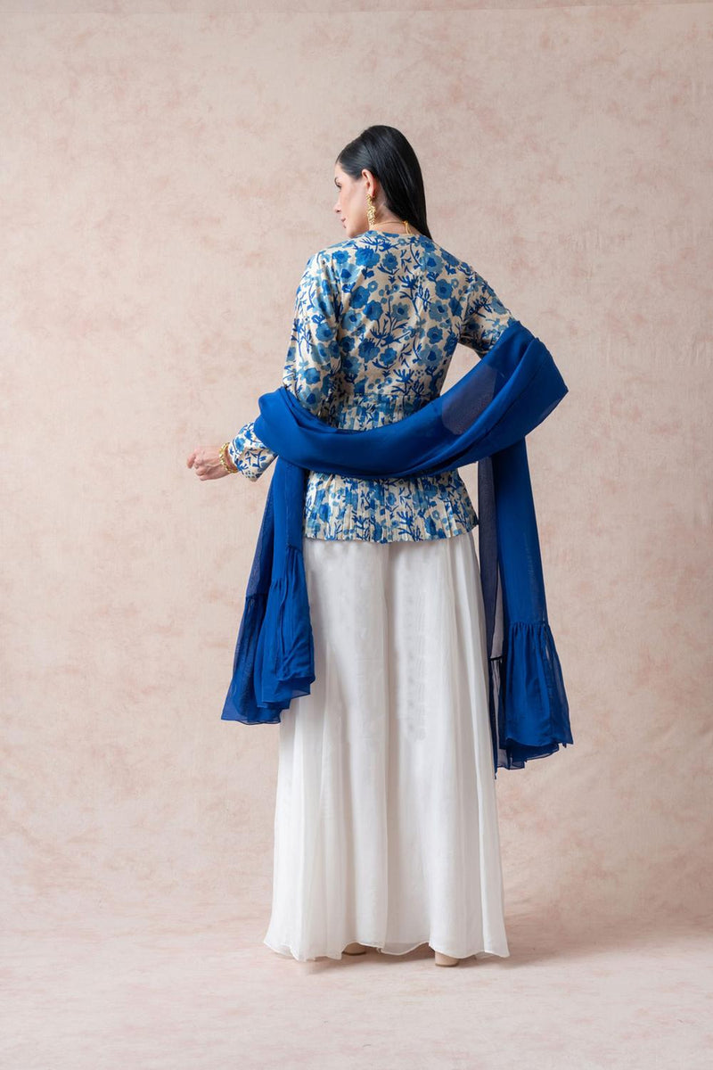 Tussar Silk Kurti, Sharara