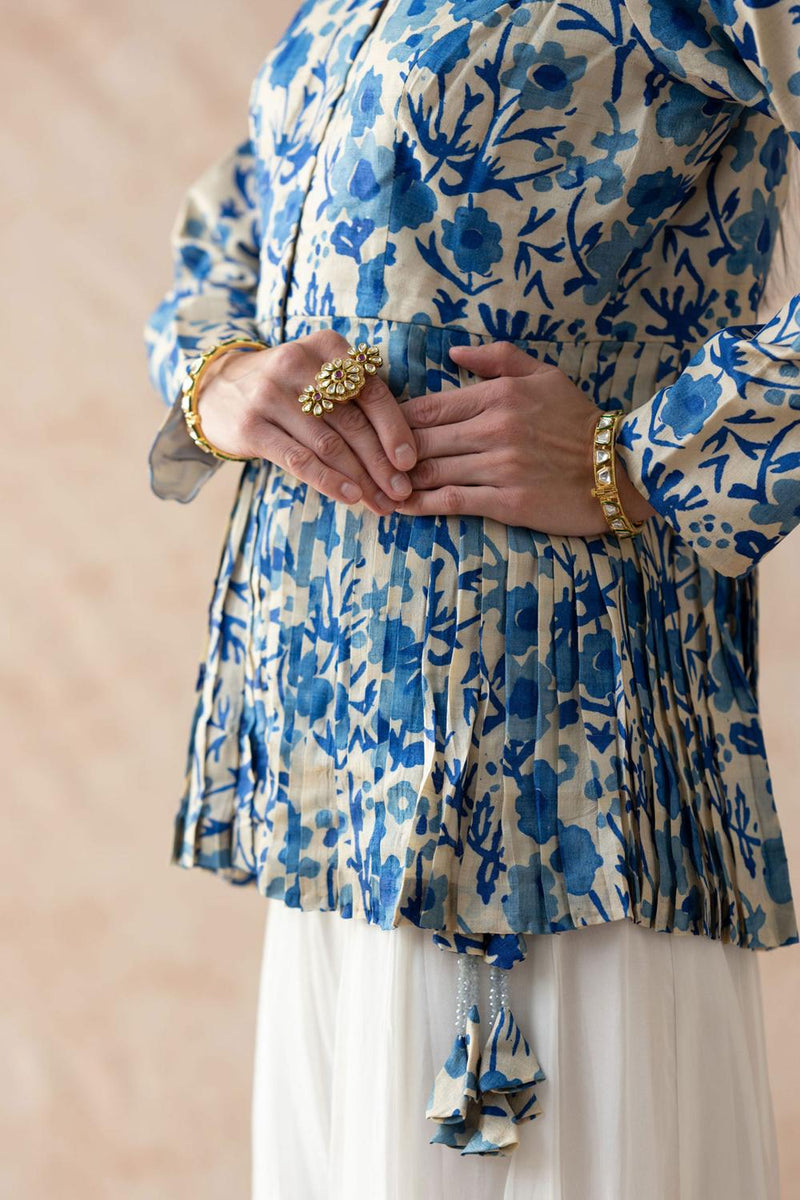 Tussar Silk Kurti, Sharara