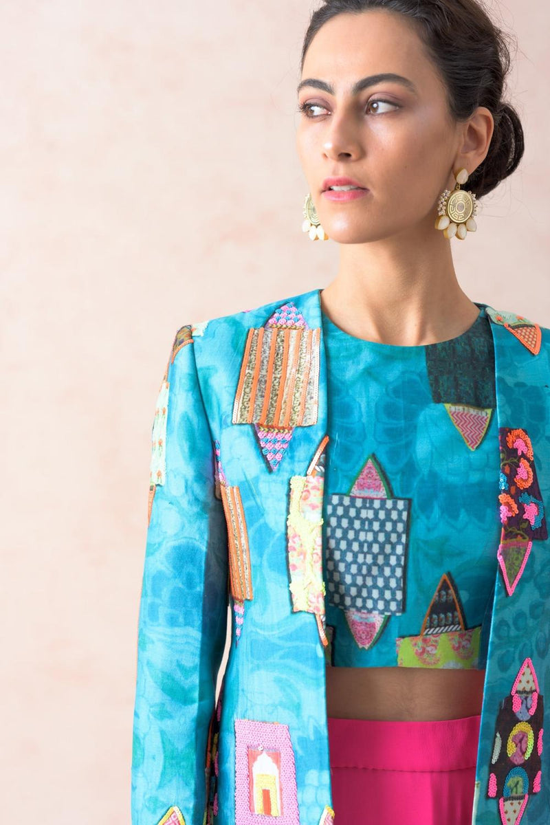 Ayra Silk Jacket Lehenga