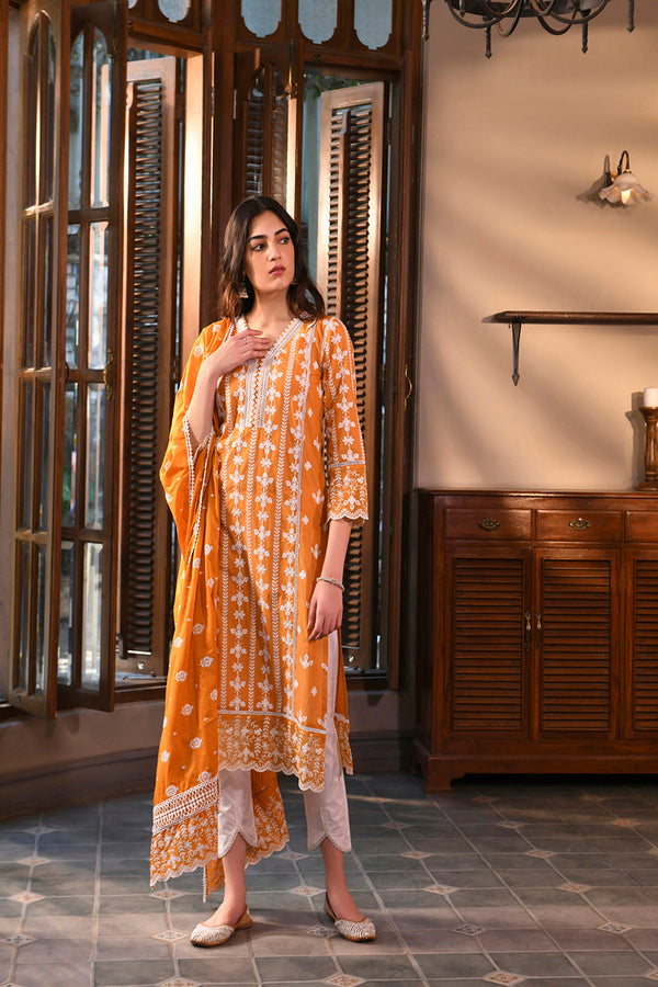 Arpina Kurta with Inverted V Hem Pants