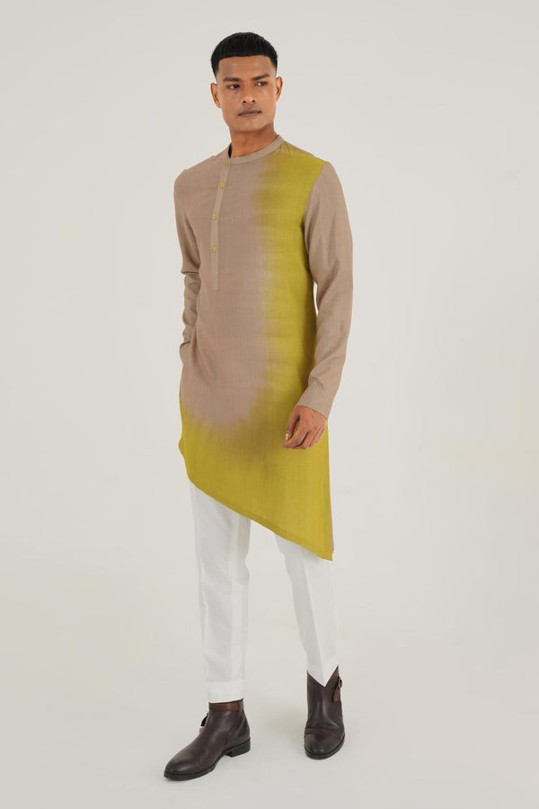 Dip Dyed Asymmetric Kurta