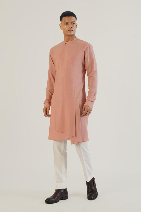 Concealed Placket Drape Kurta