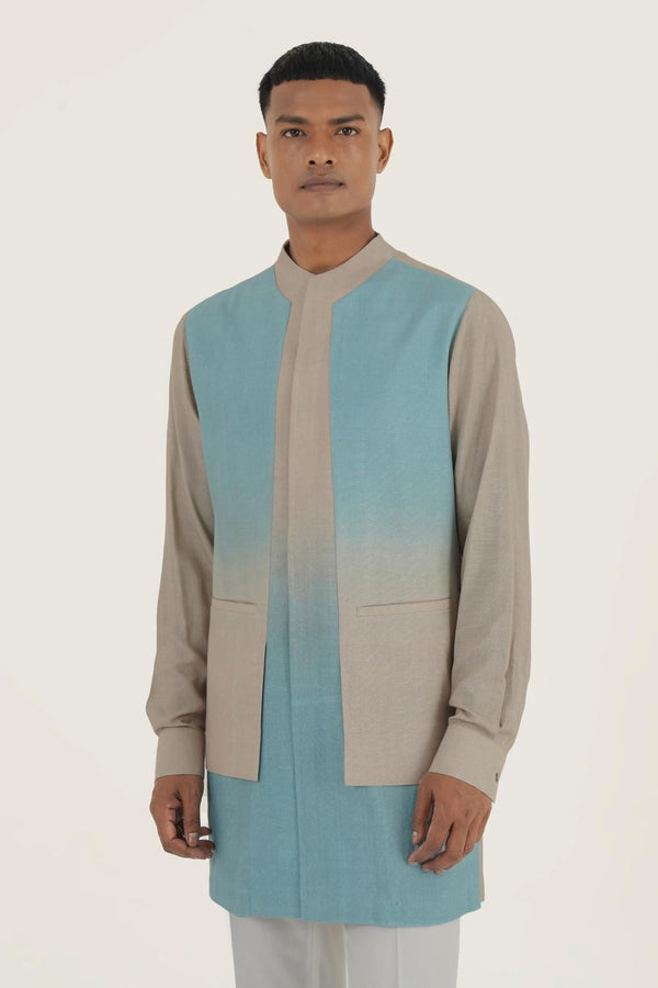 Dip Dyed Kurta Set