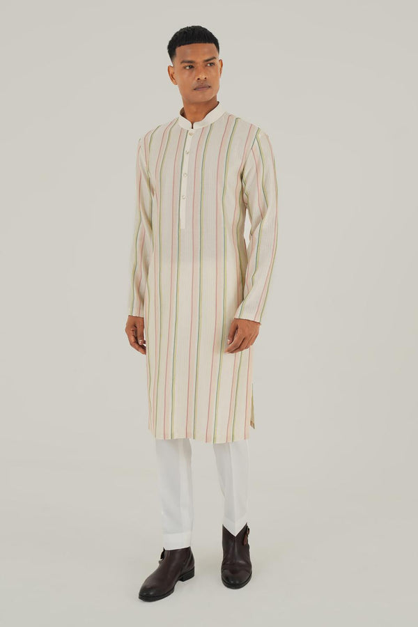 Cotton Silk Chanderi Kurta Set