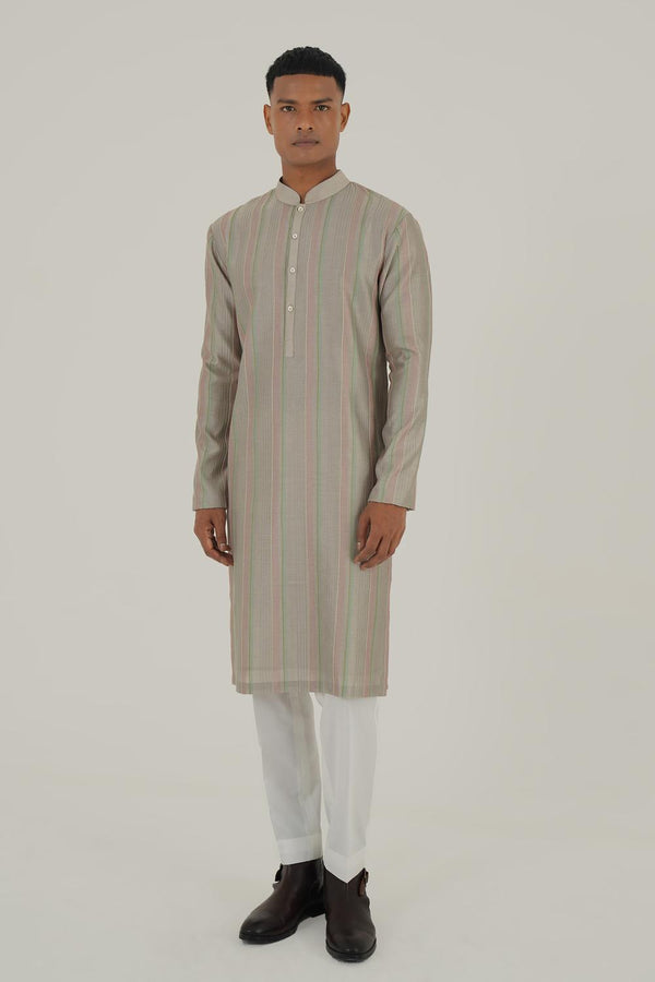 Cotton Silk Chanderi Kurta Set