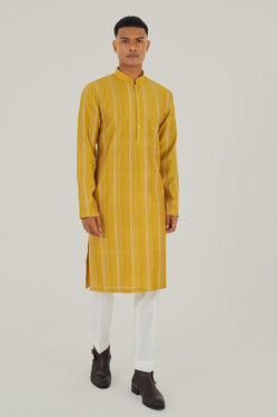 Cotton Silk Chanderi Kurta Set