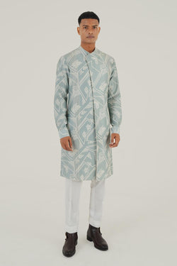 Side Flap Printed Kurta Set